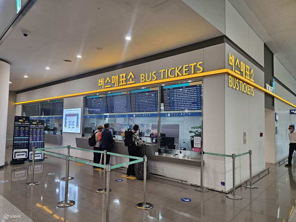 Kaunter Tiket : Incheon Airport T2, B1F, Transportation Center West Side Manned Ticket Booth<br>Waktu operasi : Setiap hari 06:00~22:00